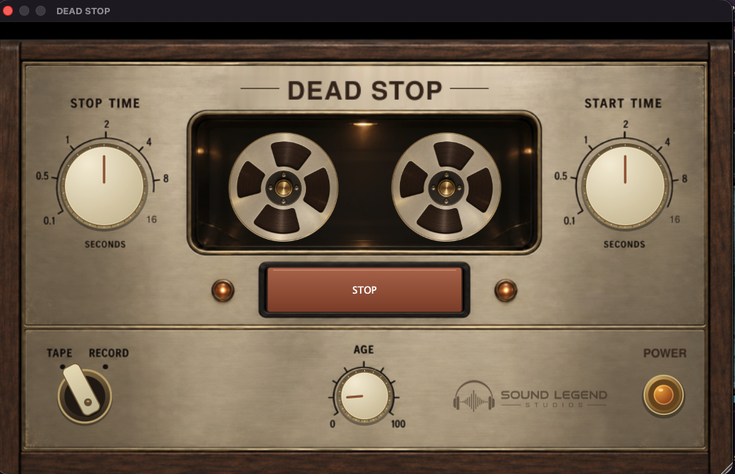 DEAD STOP interface